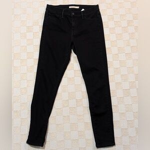 Levi’s Women's 710 Super Skinny Black Jeans size 29